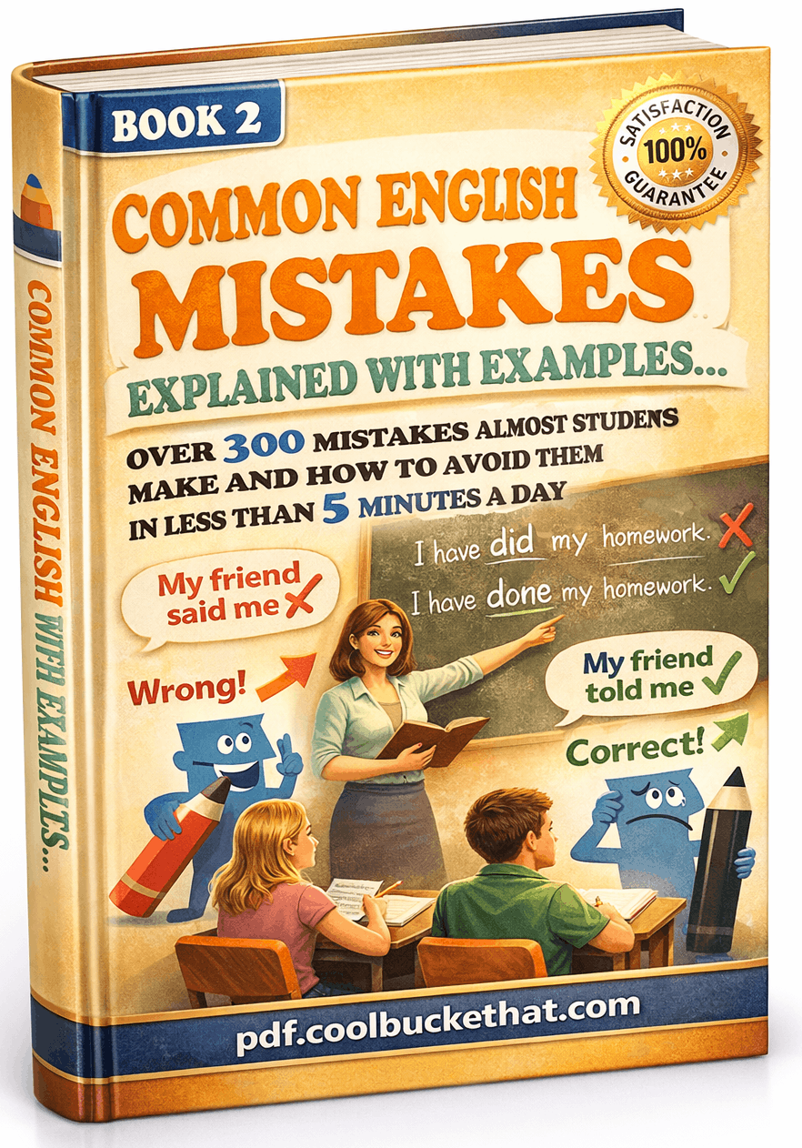 Common English Mistakes Explained With Examples…