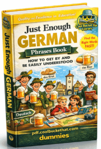 Just Enough German Phrases Book