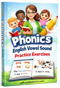 Phonics English Vowel Sound Practice Exercises